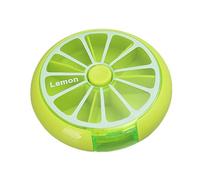 Organizador semanal de píldoras: dispensador de pastillero , soporte transparente para vitaminas, accesorios de almacenamiento para píldoras, dulces y vitaminas, estuche de viaje ligero