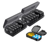 Organizador semanal de píldoras XL de 2 piezas para 7 días, apertura de una sola cara para un fácil acceso, almacenamiento de píldoras AM/PM protegido por la privacidad para vitaminas, medicamentos