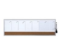 ORGANIZADOR SEMANAL MAGNETICO+TABLERO CORCHO HORIZONTAL 585x190MM NOBO 1903780 1903780