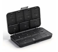Organizador semanal plegable de píldoras 2 veces al día, Raven