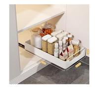 Organizador telescópico de cajones para cocina y baño, estante extraíble sin necesidad de taladrar, versátil y ahorra espacio, organizador de cajones deslizante (43 x 25 x 7)
