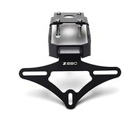 Organizador trasero de motocicleta para Kawasaki Ninja 650 Z650 2017-2021, soporte para placa de matrícula de motocicleta, soporte eliminador de guardabarros con luz LED para matrícula (Z650)