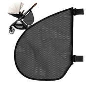 Organizador universal para cochecito, bolsa de red, soporte de carga de agarre seguro, bolsa de accesorios compacta | para pañales, botellas, aperitivos, juguetes, llaves, viajes, compras, excursiones