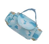 Organizador Universal para Cochecito, Capacidad para bebé con Graffiti Azul Agua para Exteriores, Organizador de Cochecito de bebé con Correa Resistente