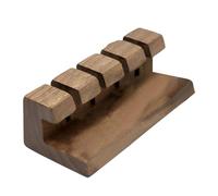 Organizador USB autoadhesivo de madera para - Soporte de cargador compacto 9 x 3 x 3,5 cm | Soporte de gestión de cables Automotriz Office | Accesorio unisex, fijación fácil, diseño natural