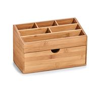 Zeller Organizador (25385), Madera, Natural, Papel, Naturaleza, 25.4 x 12.5 x 15 cm