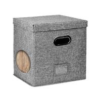organizadora de almacenamiento LP - Soporte portátil para álbum de discos | con tapa, de medios apilable para arreglos de vinilo, transparente para biblioteca del hogar, suministros de