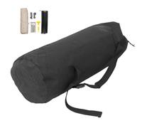 organizadora de Camping, de Transporte portátil Resistente para Camping, Equipo de Exterior de Tela Oxford para Senderismo, Camping, Picnic, Viajes, etc, Negro, Ver descripción, Ver