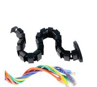 Organizadora de Cordones - Organizador Flexible De Alambres En Forma De Serpiente - Protector de Cables Eléctricos | para PC TV Teléfono Portátil Tableta Cine Casa Residencia Estudiantil Escuela