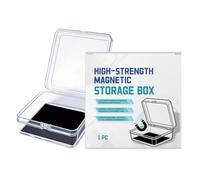 organizadora de herramientas | 11 x 3,3 x 11 cm Heavy Duty Dustproof Organizador | Compact and Portable Magnetic Tool Storage Box Socket Holder - For Screws Nuts Washers Pins Sockets Hardware