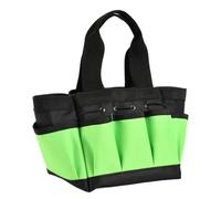 organizadora de Herramientas de jardín de Tela Oxford 600D, 2 Unidades, Impermeable, Gran Capacidad, de Almacenamiento para Herramientas de jardín, Bolso con 12 Compartimentos, Soporte