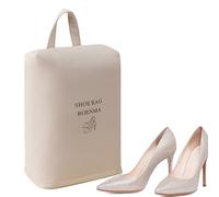 organizadora para Botas de Senderismo, Organizador de Zapatos, de Almacenamiento para Zapatos, de Almacenamiento portátil para Zapatos, Het Our C Sures R Boots, Beige, Ver