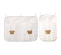 Organizadora Para Cuna - De Almacenamiento Para Guardería, Accesorio Para Cuna Junto A La Cama, Organizador De Doble Bolsillo, Almacenamiento Para Moisés De Bebé | Solución De Depósito Con