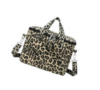 Organizadores ajustables para cochecitos con bolsillos dobles con estampado de leopardos, bolsa de almacenamiento multifunción para bebé esencial