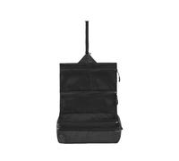 Organizadores de artículos de tocador colgantes compresibles para viajeros, bolsa de almacenamiento plegable con bolsillos separados, diseño a prueba de fugas, organizadores de artículos de tocador