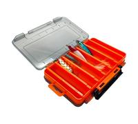 Organizadores De Cajas Aparejos Pesca Doble Jigs Head Spinner Hook Baits Caja Herramientas Contenedor Señuelos Fácil Usar Organizadores Cajas Aparejos Doble