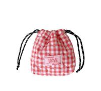 Organizadores de cosméticos con múltiples Compartimentos, Bolsa de Almacenamiento de Maquillaje portátil para Viajes, Bolsa de Maquillaje portátil con diseños de Corazones Acolchados