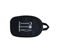 Organizadores de equipos de cocina de tela Oxford con ranuras separadas para un transporte seguro, accesorios de cocina aire libre, bolsa de almacenamiento de utensilios de cocina para acampar