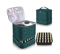 Organizadores De Esmalte De Uñas - Bolsa De Almacenamiento De Esmalte De Uñas De Doble Capa | Estuche De Almacenamiento para Bolsas De Uñas | para Lámpara De Uñas De Gel Y Herramientas De Manicura