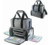 Organizadores de esmaltes de uñas y herramientas para decoración de uñas | Organizador de viaje para esmalte de uñas: bolsas de viaje para accesorios de decoración de uñas, capacidad para 80 botellas