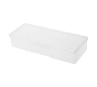 Organizadores de herramientas para uñas, contenedor de almacenamiento de, caja de herramientas para decoración de uñas, caja de pedicura, almacenamiento vacío