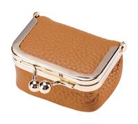 Organizadores de joyas de viaje con caja de besos, anillos, monedero para aretes, anillos, collares, pulseras, estuche de viaje, monedero portátil de cuero con beso, caramelo, Mass Beauty
