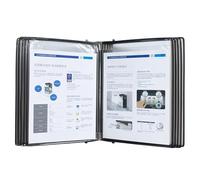 Organizadores De Sistemas De Referencia Montados En La Pared 10 Bolsillos De Exhibición De Carga Fácil Para Soporte De Panel Metálico De Laboratorio De Almacén