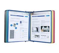 Organizadores De Sistemas De Referencia Montados En La Pared 10 Bolsillos De Exhibición De Carga Fácil Para Soporte De Panel Metálico De Laboratorio De Almacén