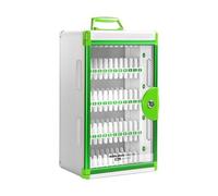 Organizadores de teléfonos de oficina con capacidad para múltiples dispositivos, gabinete, equipo escolar, diseños de aluminio con cerradura con seguridad para oficina escolar | Cerraduras bloqueables