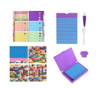 Organizadores y almacenamiento de cuentas,Bandejas para pintura de lentejuelas con | Cajas de herramientas compartimentos para manualidades creativas joyas perlas niños niñas adultos