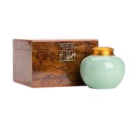 Organizadores y Almacenamiento de té, Tarro de Almacenamiento de té Suelto Celadon, Tarro de Almacenamiento Grande Sellado, Caja de Regalo, Botes de té de Cocina (Caja de Regalo de una Lata)
