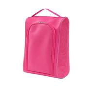 Organized - Bolsa de almacenamiento para zapatos de golf con asa portátil y diseño de malla de control de humedad (rojo rosa)