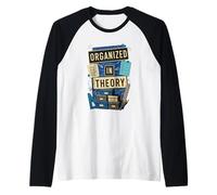 Organized In Theory Humor Oficina Camiseta Manga Raglan