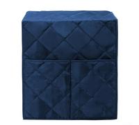 Organized Kitchen Solution - Funda antipolvo para máquina de café con material lavable y almacenamiento (azul oscuro)