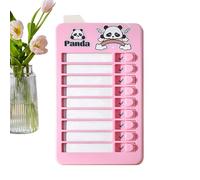 Organized Routine Board - Daily Planning Chart Organizer, 12-Inch Task Block with Feature, Wooden Activity Gear with Feature, Board Functional Styling, Learning Supplies for Family, Classroom