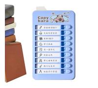 Organized Routine Board - Organizador de tabla de planificación diaria, bloque de tareas de 12 pulgadas con característica, equipo de actividades de madera con característica, estilo funcional de