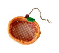 Organizer Bag - 15x12.5x5.2cm Fruit Clear Makeup Bags, Clear Fruit-Shape Plush Doll Displaying Pouch, Plush Doll Storage Bag For Kid Girls Children Preschool Kindergarten Birthday Christmas New Year