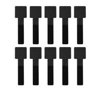 Organizer Cavi - Nylon 9x3cm 10 Pezzi | Gestione Fili | Fascette Riutilizzabili | Supporto Adesivo Scrivania Antisfascio | Organizer Cavi con Adesivo Nylon | Ufficio Casa Gaming Computer