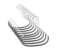 Organizer Kleiderbügel - 15 x 14 cm multifunktionaler Schal Cap Halter | Stahl robuster Aufbewahrungsständer - 10 Haken für Baseballkappen Schals Gürtel und Taschen, ideal für Schrank Schlafzimmer