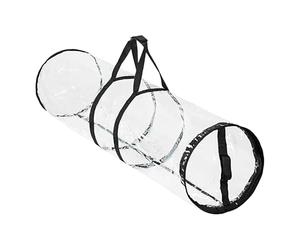 Organizzatore Carta Regalo | Contenitori Organizzazione Carta Natalizia - Portacarte Trasparente con Maniglia per Festività e Organizzazione Familiare