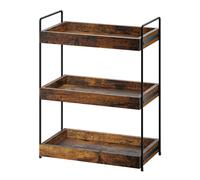 Organizzatore di banconi da bagno Sanreho Organizzatore di spezie in legno a 3 livelli Organizzatore per gli organizzatori di cura della pelle di van