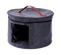 Organizzatore Di Scatole Per Cappelli - Round Travel Hat Boxes | Borsa Di Stoccaggio Del Cappello Pieghevole Con Coperchio A Prova Di Polvere | Grande Custodia Per Cappelli Portatili Per Uomini Uomini