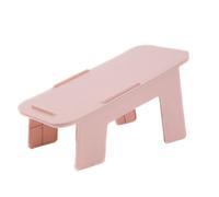 Organizzatore di Slot di Scarpe in plastica Porta di Scarpe a Doppio Strato Stacker per Closet Home (ROSEO)