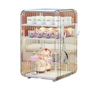 Organizzatore Per Biberon - 15.55 x 9.84 x 9.45 pollici Porta Per Neonati, Portabicchieri Verticale per Bambini Antipolvere con Coperchio per Biberon Cucina Frigo Camera Dei Bambini