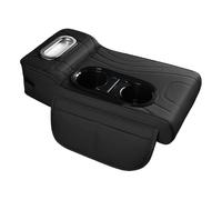 Organizzatore per Bracciolo Auto - Accessorio Interno Auto In Pelle Premium, Copertura Bracciolo con E Scomparto Portaoggetti, Organizer Universale per SUV, Camion, Berlina