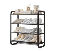 Organizzatore Per Scarpe Da Ingresso Soporte de almacenamiento de zapatero de metal, un zapatero que ahorra espacio, adecuado for el vestíbulo de entrada y el dormitorio(5 layers 60cm-white)