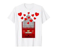 Órgano de la iglesia Boda del organista de San Valentín Camiseta