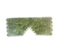 Órgano de vista natural de jadeíta para la vista en frío y cálido, goma para descansar, alivio de los senos nasales, mejora del sueño, consejería tradicional china de jadeíta
