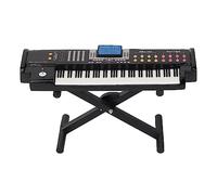 Órgano electrónico en Miniatura, Modelo de Instrumentos para casa de muñecas, Teclado analógico Decorativo de Madera, no jugable, con Soporte para Escritorio, Oficina en casa o