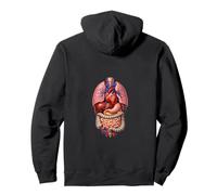 Órganos del Cuerpo Humano Biólogo Sudadera con Capucha